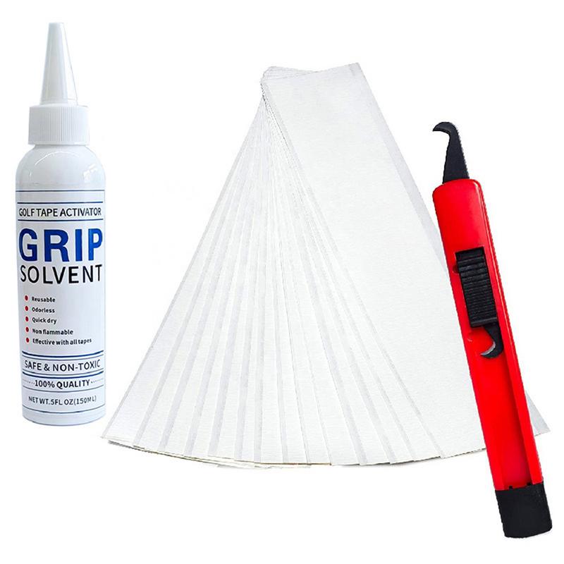 Grip Regrip Tape - ชุดด้ามจับไม้กอล์ฟสำหรับรีจิ๊กกับไม้ตีกอล์ฟชุดอุปกรณ์เปลี่ยนด้ามจับกอล์ฟเทปพันด้ามจับไม้กอล์ฟ