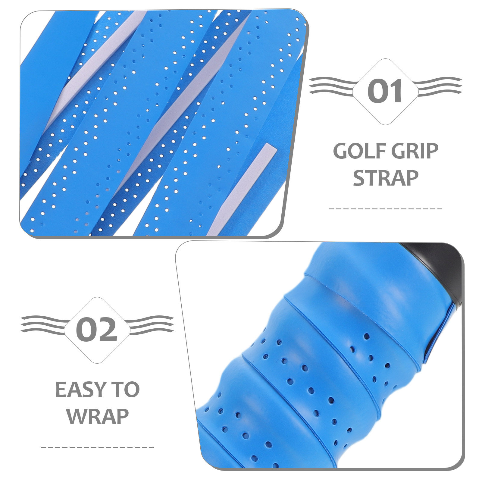 เทปพันด้ามไม้กอล์ฟกันน้ำ 4 ชุด - Grip Regrip Tape บทวิจารณ์และราคา