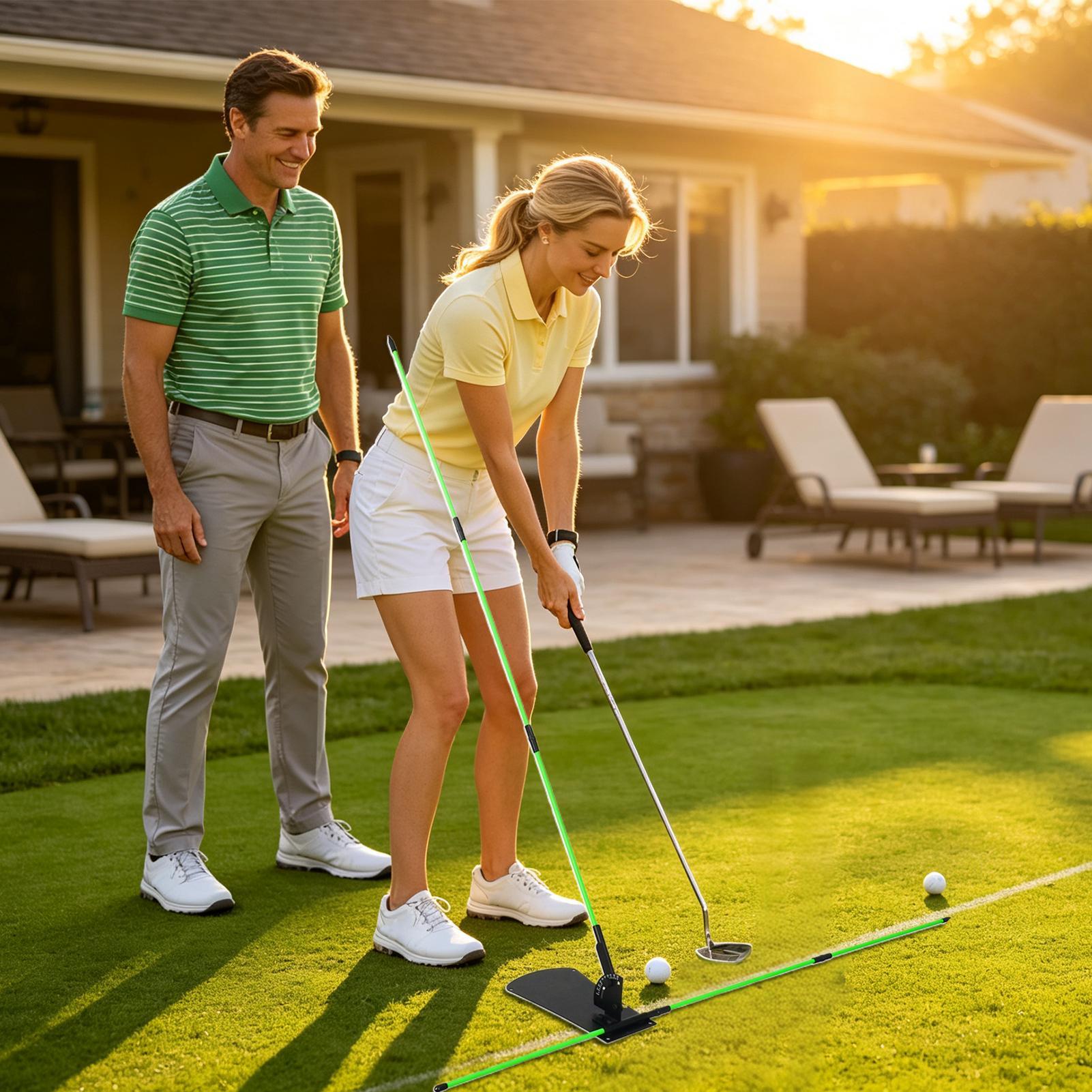 อุปกรณ์ฝึกการจัดแนววงสวิงกอล์ฟ - Golf Equipment บทวิจารณ์และราคา